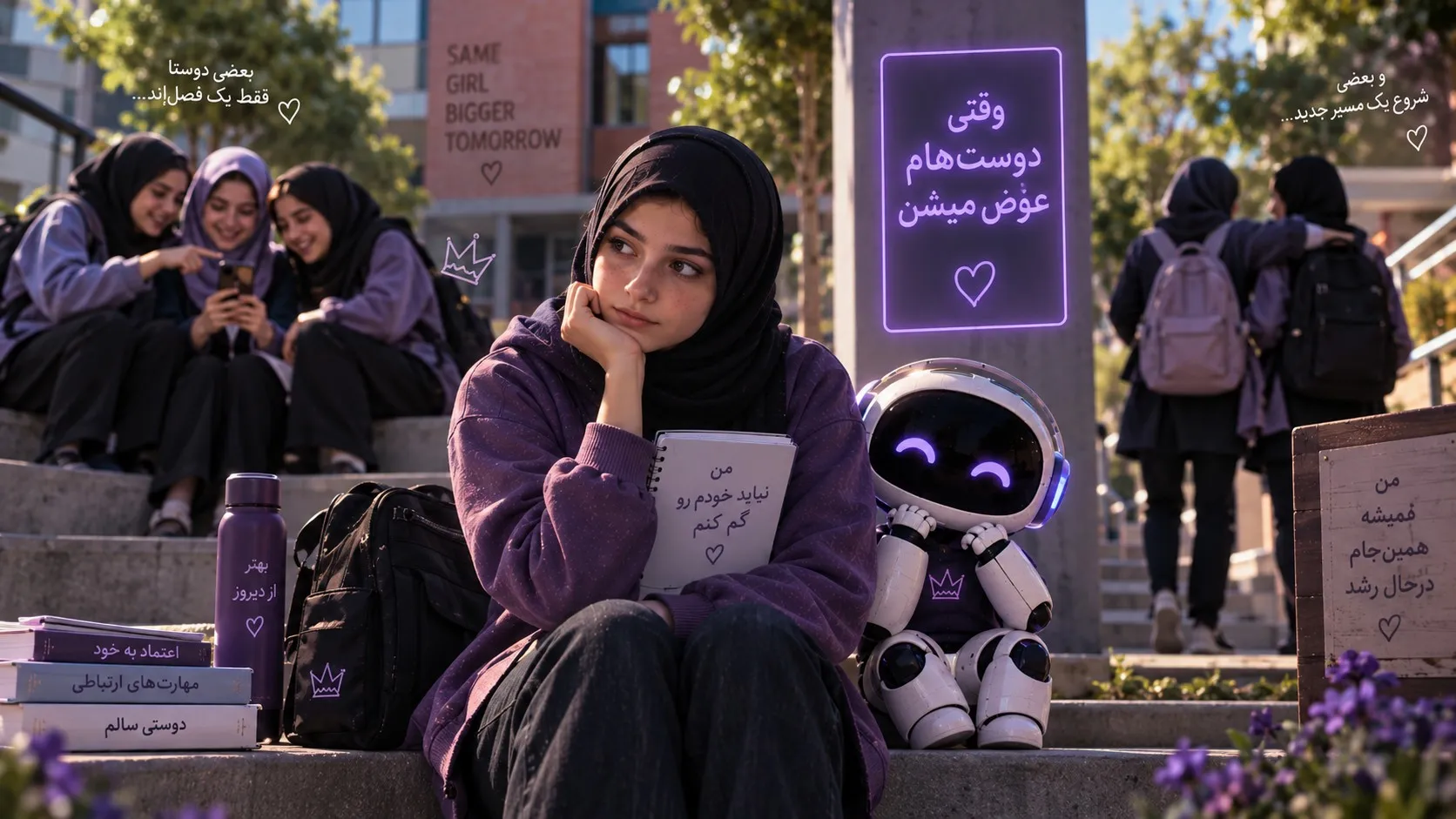 تصویر وقتی دوست هام عوض میشن